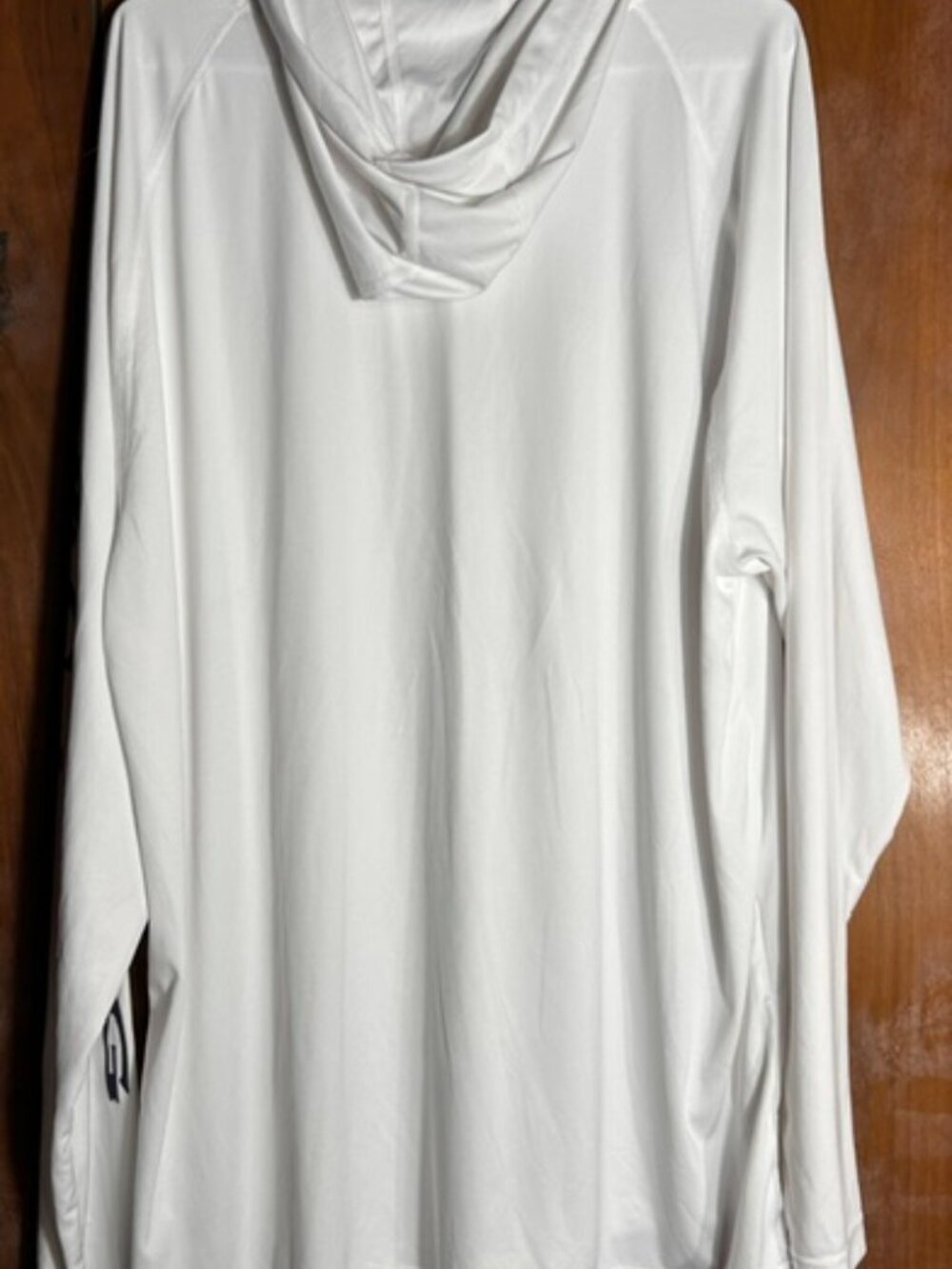 Columbia PFG Sunshirt Mens Sz XXL White Hooded Omni Shade Fishing Outdoors - Picture 2 of 10
